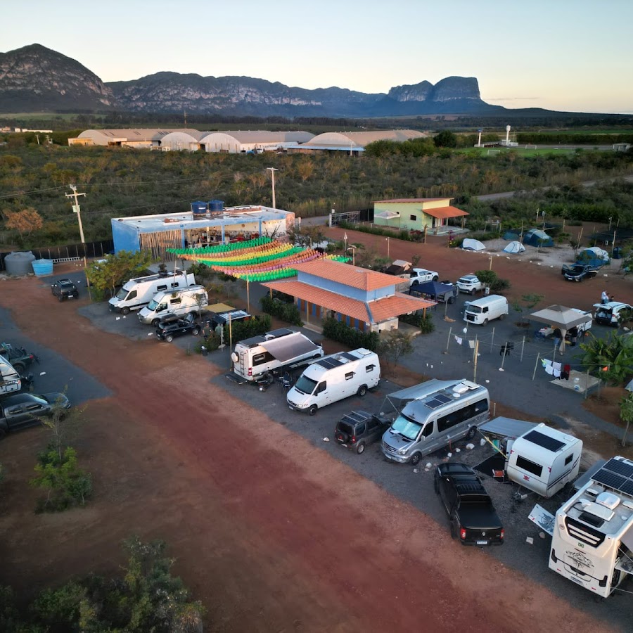 acampamento selvagem perto de Mucugê