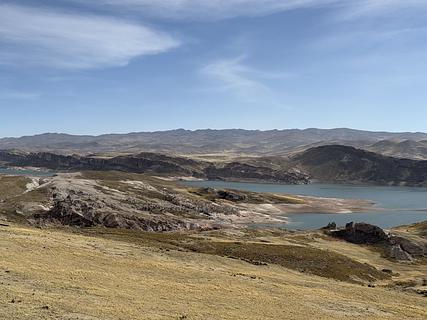 À beira da estrada com vista