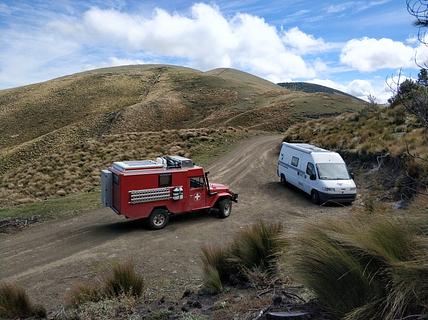 Acampamento selvagem com vista bonita