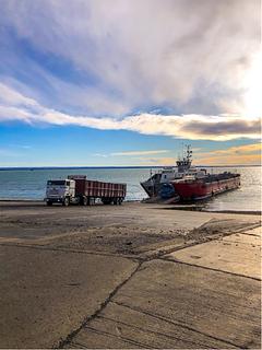 Balsa de/para Punta Delgada / Punta Espora