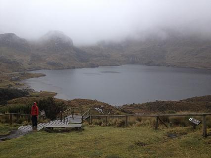 Camping no Centro de Visitantes do PN Cajas