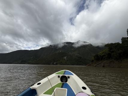 Camping orilla Represa Chivor
