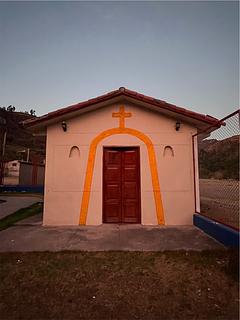 Campo de futebol nos arredores de Limatambo.