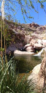 Canyon incrível com piscinas naturais (La Olla)