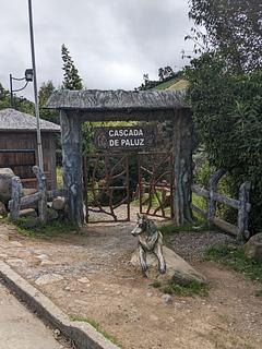 Cascada de Paluz - Entrada principal
