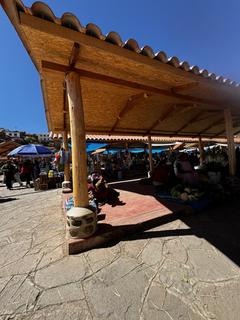 Chinchero Sunday handcraft market (and ruins entrance)
