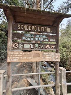 Entrada para a Cascata El Palto