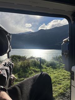 Estacionamento no Lago Tranquilo