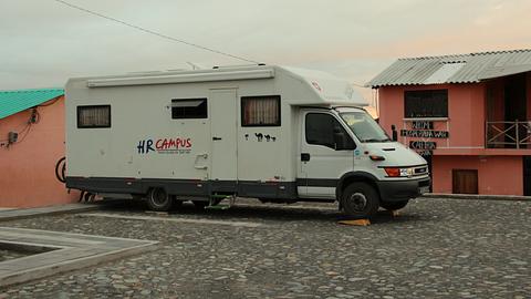 Estacionamento na Lagoa Quilotoa