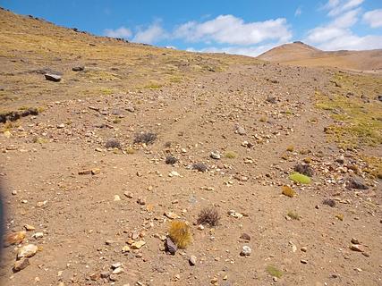 Estrada de terra de 500m