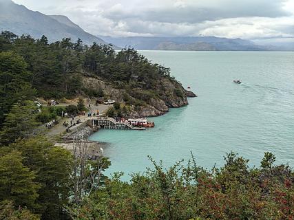 Ferry Candelario Mancilla -> Villa O'Higgins (somente bicicletas e caminhantes)