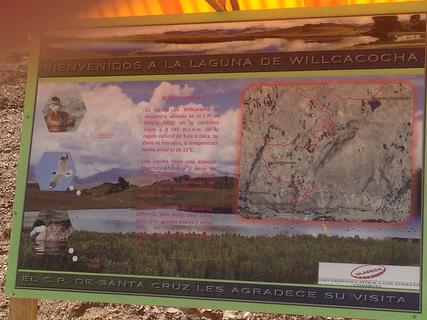 Início da estrada para Laguna Wilcacocha