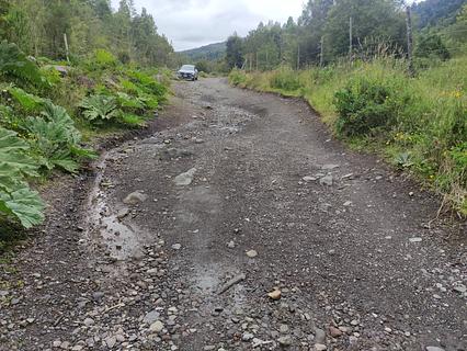 Início da Trilha da Reserva Nacional Llanquihue