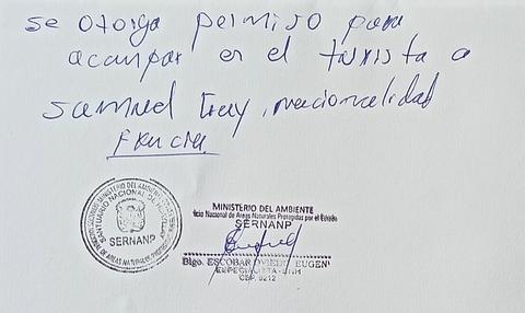 Local para obter permissão de camping