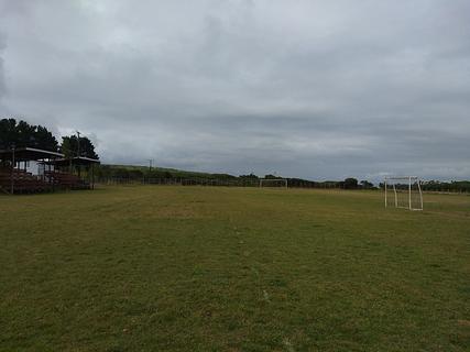 Local perto do campo de futebol