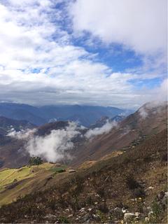 Mirador em frente à capela El Lanche