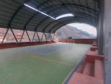 Polideportivo, telhado para ciclistas