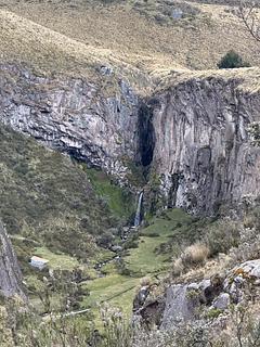 Ponto de vista para a cachoeira La Chorrea