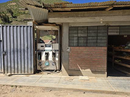 Posto de gasolina pequeno