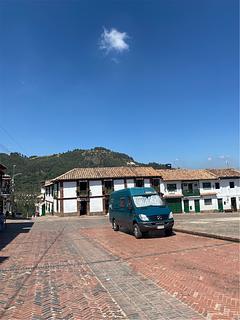 Praça central de Monguí