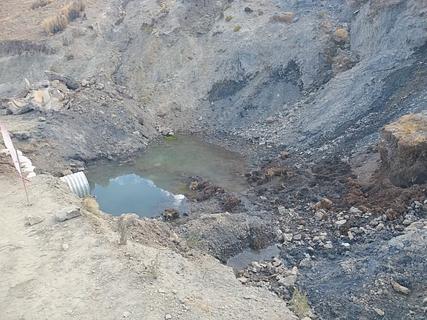 Primeira fonte de água razoável depois de Paras