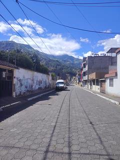 Rua em Baños