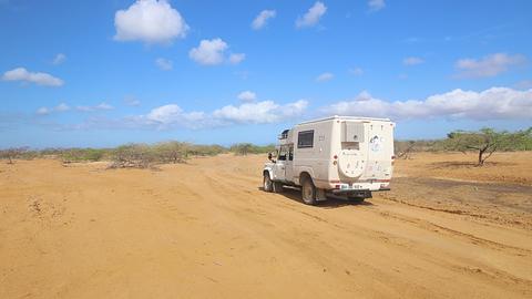 Saída ao sul para Cabo de la Vela