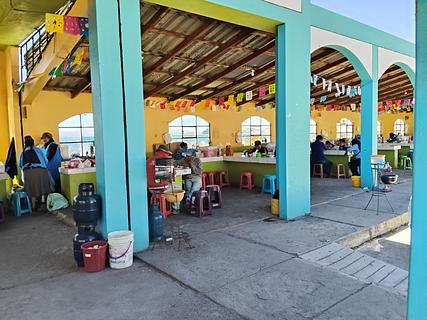 Titicaca Trute typical restaurant
