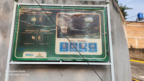 trilha para Virgen de Ventanas