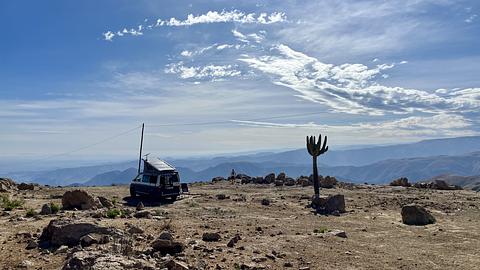 Vista para o Cerro Blanco