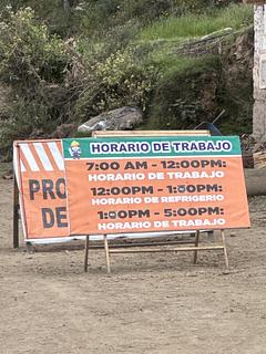 Wecroncocha Road Work/Closure