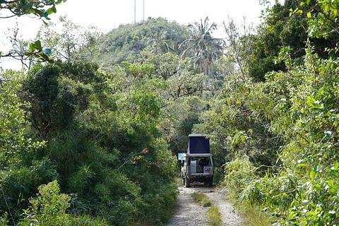 Wildcamp ao lado da trilha